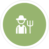 農地運用・作業代行 アイコン